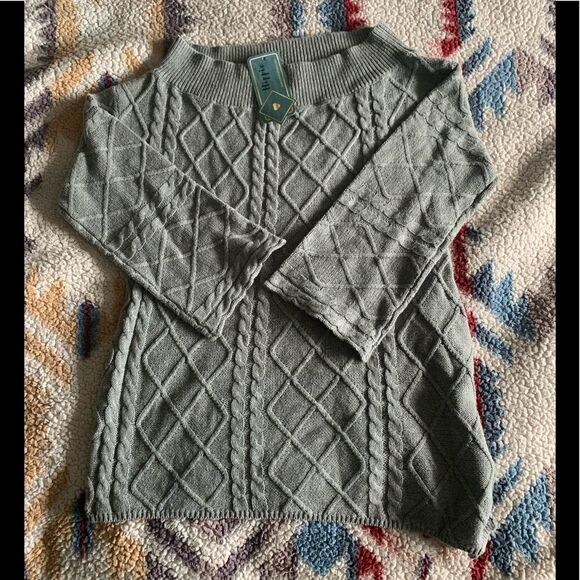NWT Military Hippie Knit Sweater - Picture 1 of 7